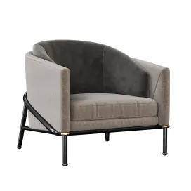 Minotti Fil Noir Armchair